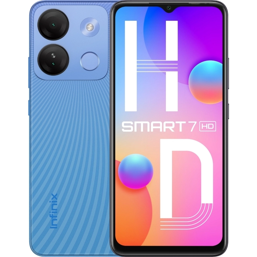 Infinix-Smart-7-HD-Glacier-Blue.webp Infinix Smart 7 HD (64GB/2GB; 8MP Dual Camera; 5000mAh) - Image 1