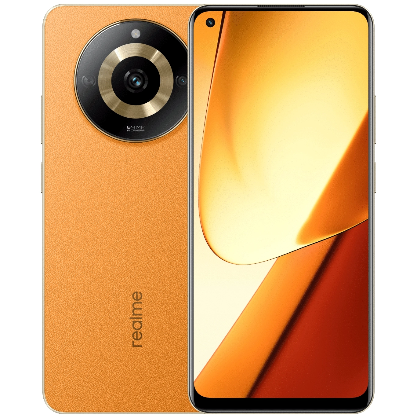 Realme-11-5G-Gold.webp Realme 11 5G (128GB/8GB; 64MP Dual Camera; 5000mAh) - Image 1
