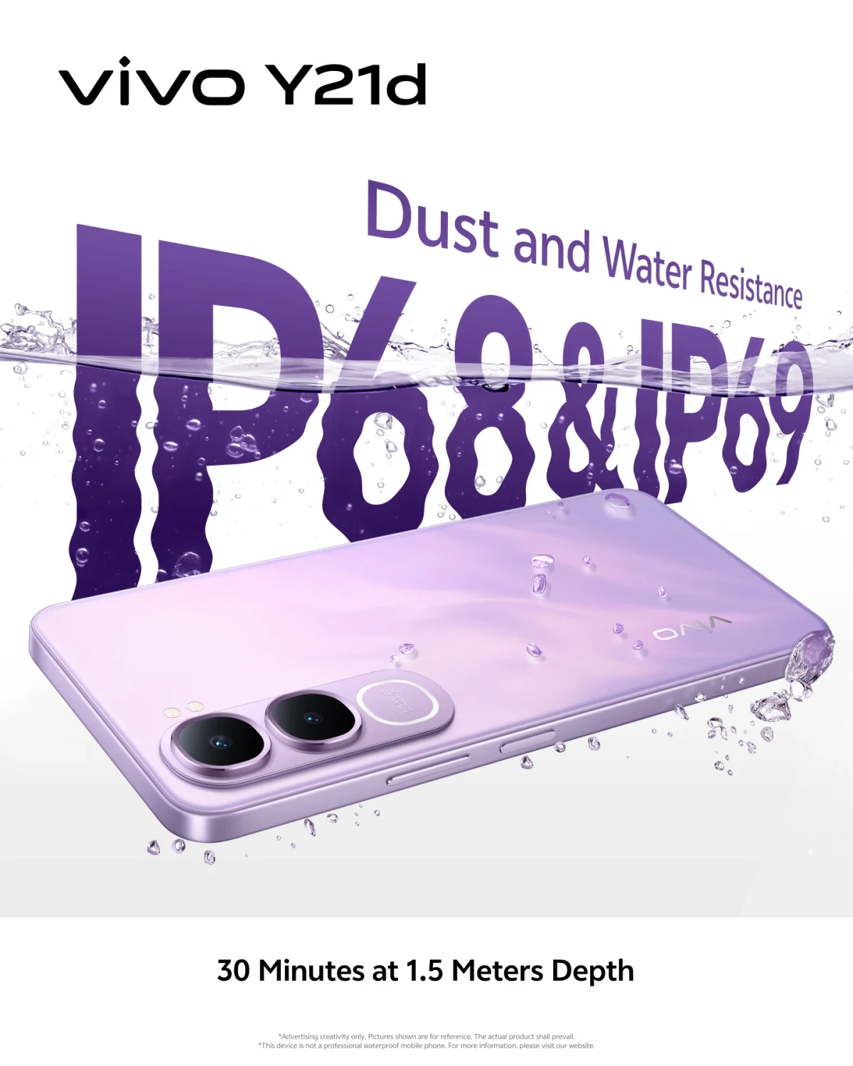 Vivo Y21d Water Resistance