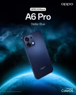 Oppo A6 Pro - Stellar Blue Design