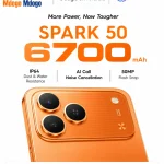Tecno Spark 50 Orange Design