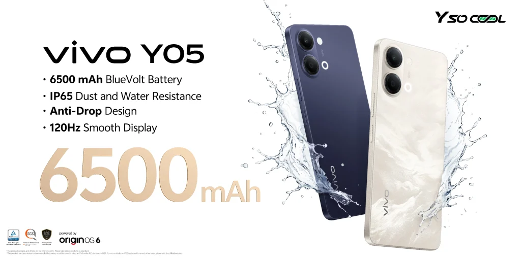 Vivo Y05 Main Specs